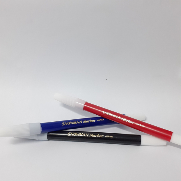 

SPIDOL SNOWMAN MARKER KECIL PW-1A HITAM / BIRU / MERAH
