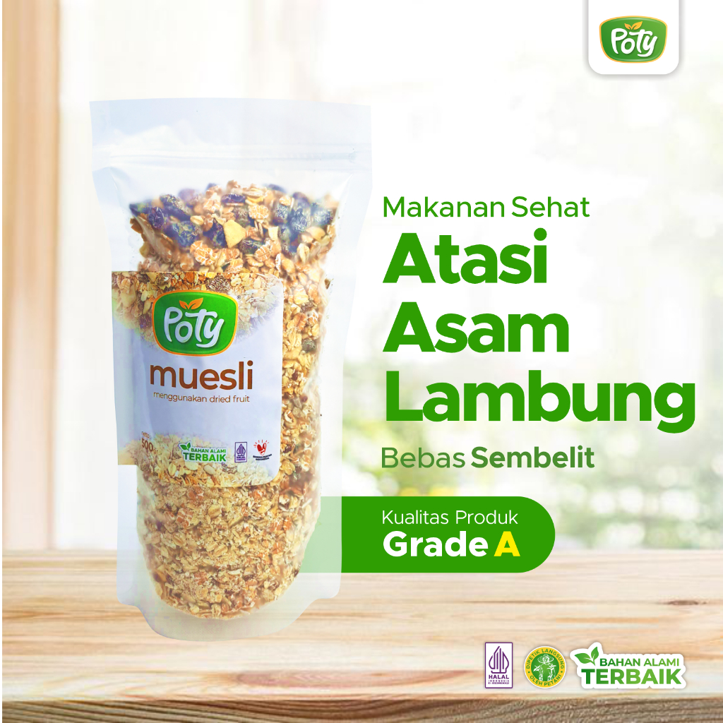 

Muesli Dried Fruit and Seed Mix Makanan Organik Asupan Sehat Diet Sehat Alami POTY