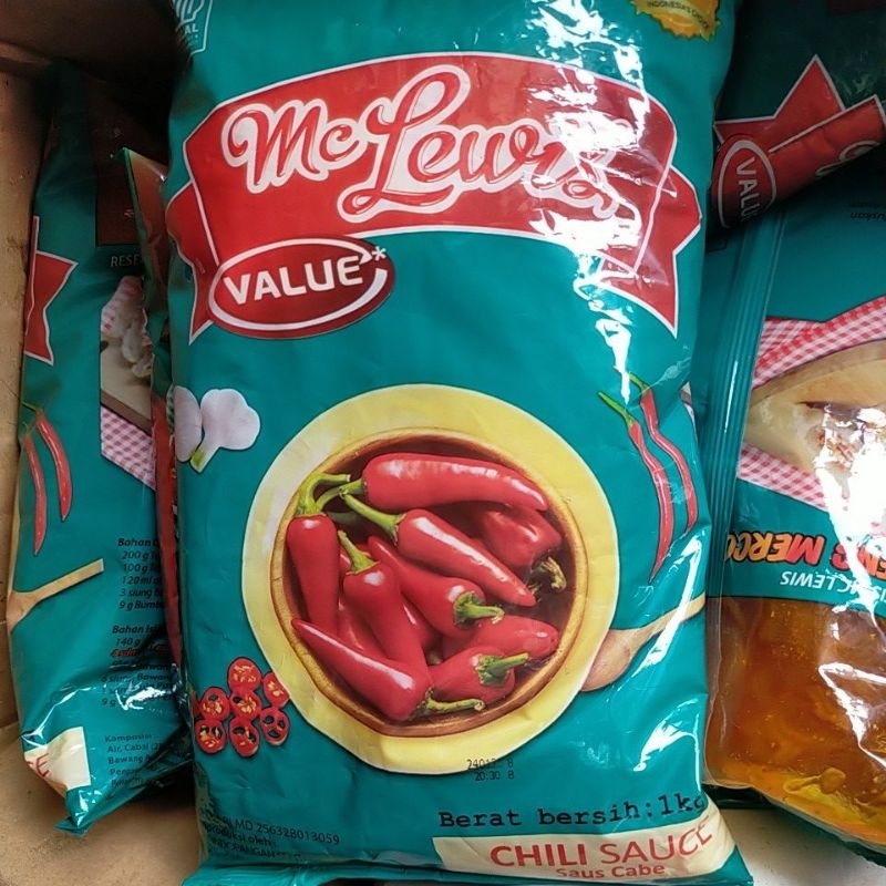 

MC Lewis Chili Sauce 1kg bungkus biru