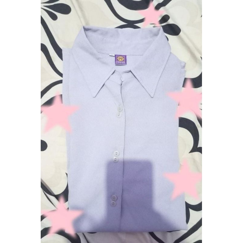 KemejaOversized Grey||Baju Wanita LenganPanjang
