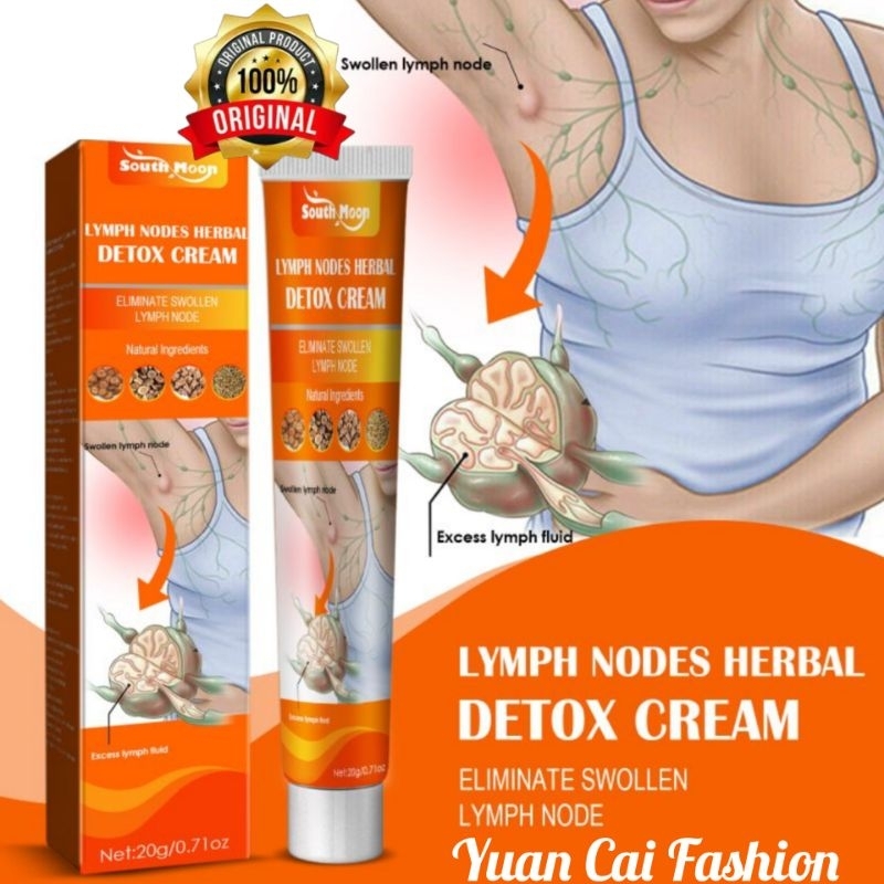 Krim detoks HERBAL kelenjar getah bening 20g, Exp 2026, Salep Leher/Ketiak/Telinga Patch Anti-pemben