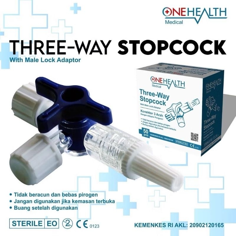 3 Way Stopcock / Three Way Stopcock Onehealth