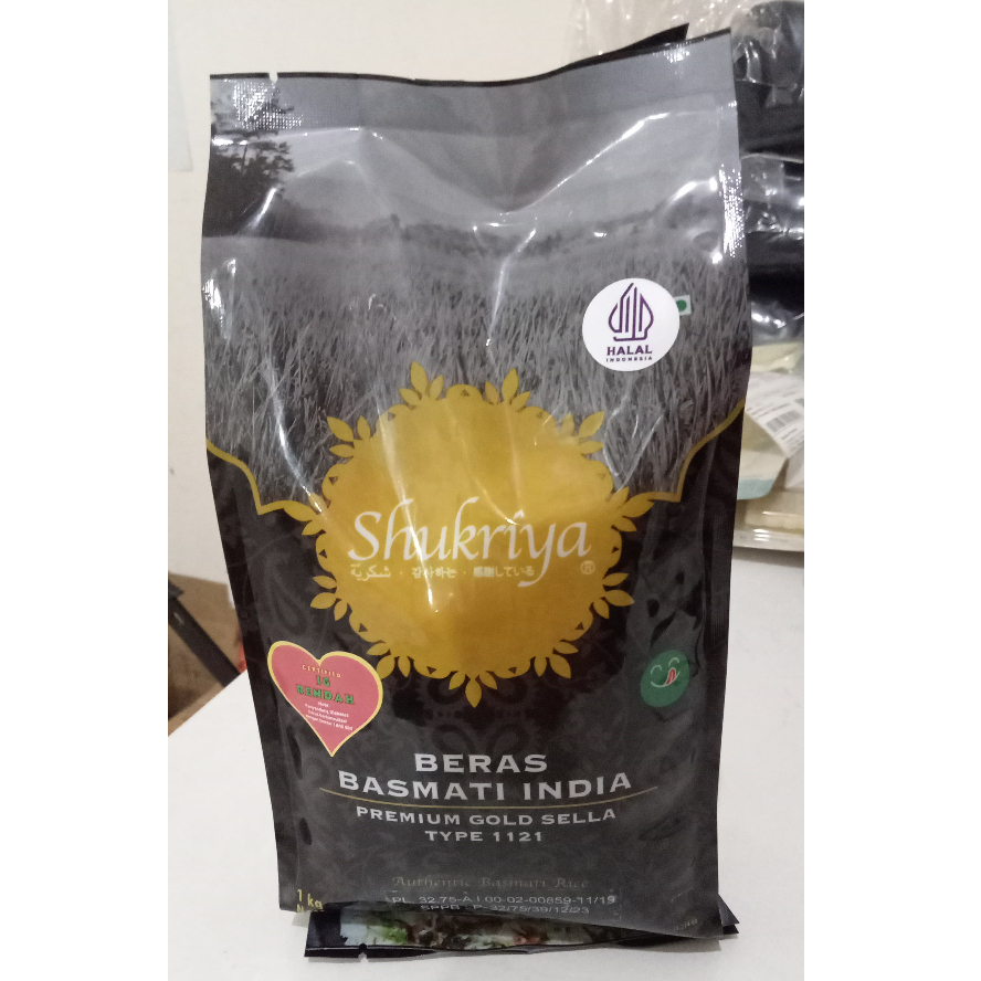 

Beras Basmati Shukriya 1 Kg Rice Brasmati Beras Arab India 1kg Diet Sehat