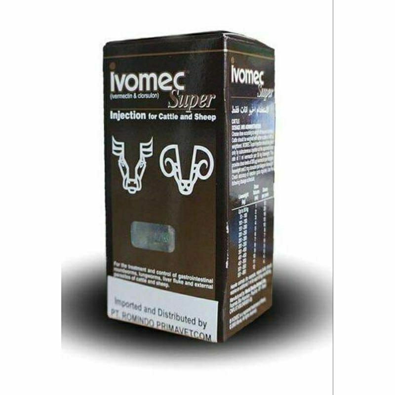 IVOMEC SUPER 50ML ASLI 100% ORIGINAL IMPORT