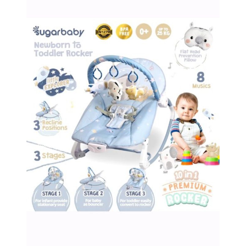 SUGARBABY BOUNCER 10in1 permium rocker