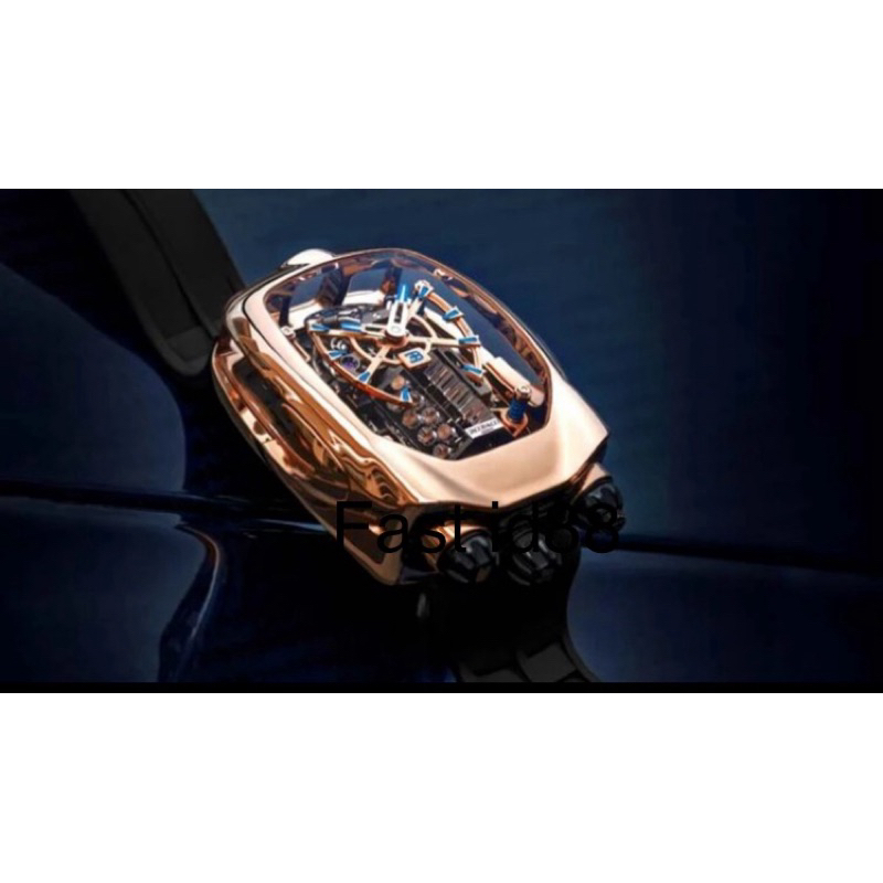 jam tangan pria terbaru jam tangan pria  Jacob & Co Bugatti Chiron Rosegold Swiss Automatic 57mm