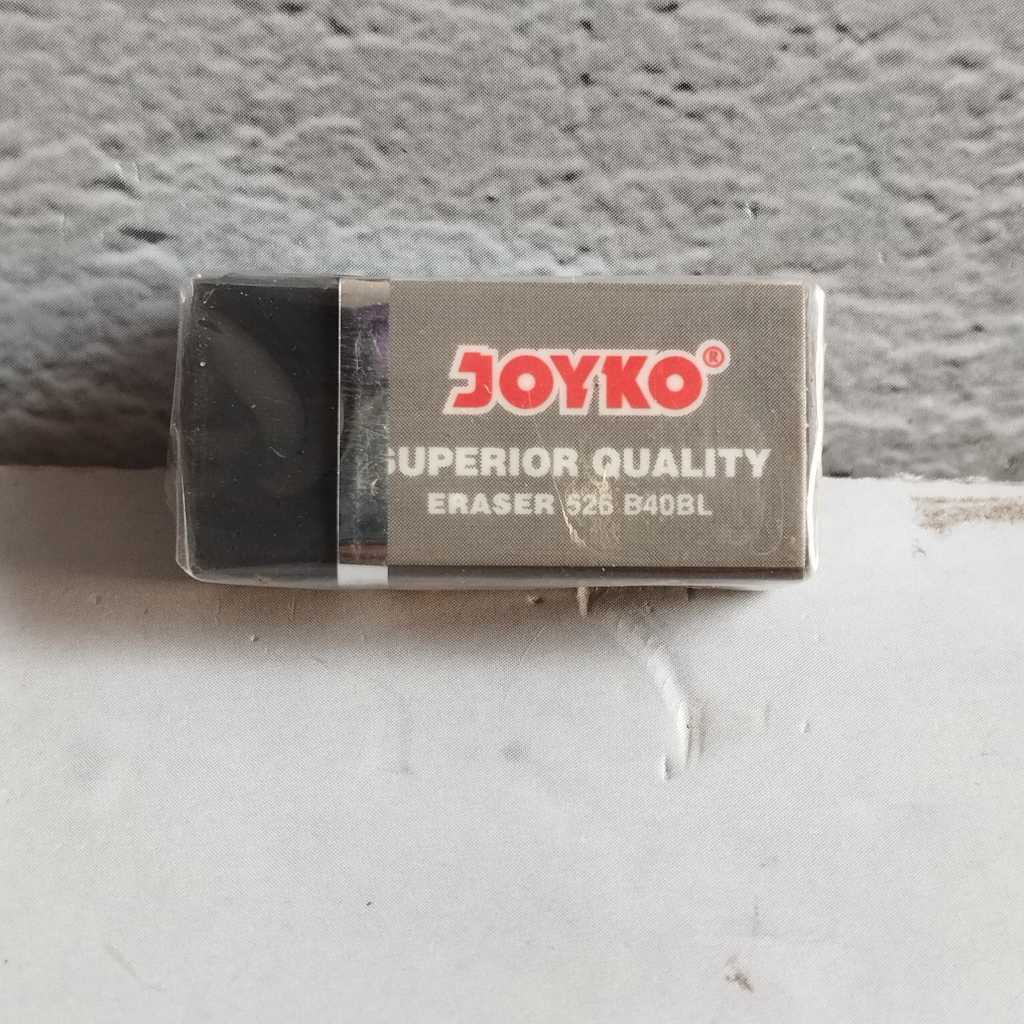 

Penghapus Joyko 526-B40BL Hitam Kecil Eraser Joyko 526 B40BL Black Stip Warna Hitam