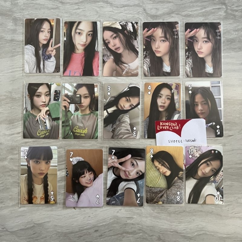 NEW JEANS Minji, Hanni, Haerin PC Photocard