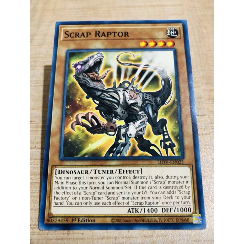 kartu yugioh original scrap raptor