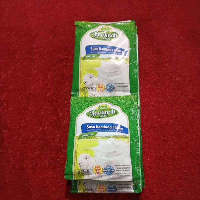 

Susu kambing etawa karomah insani harga perenceng isi 10sachet