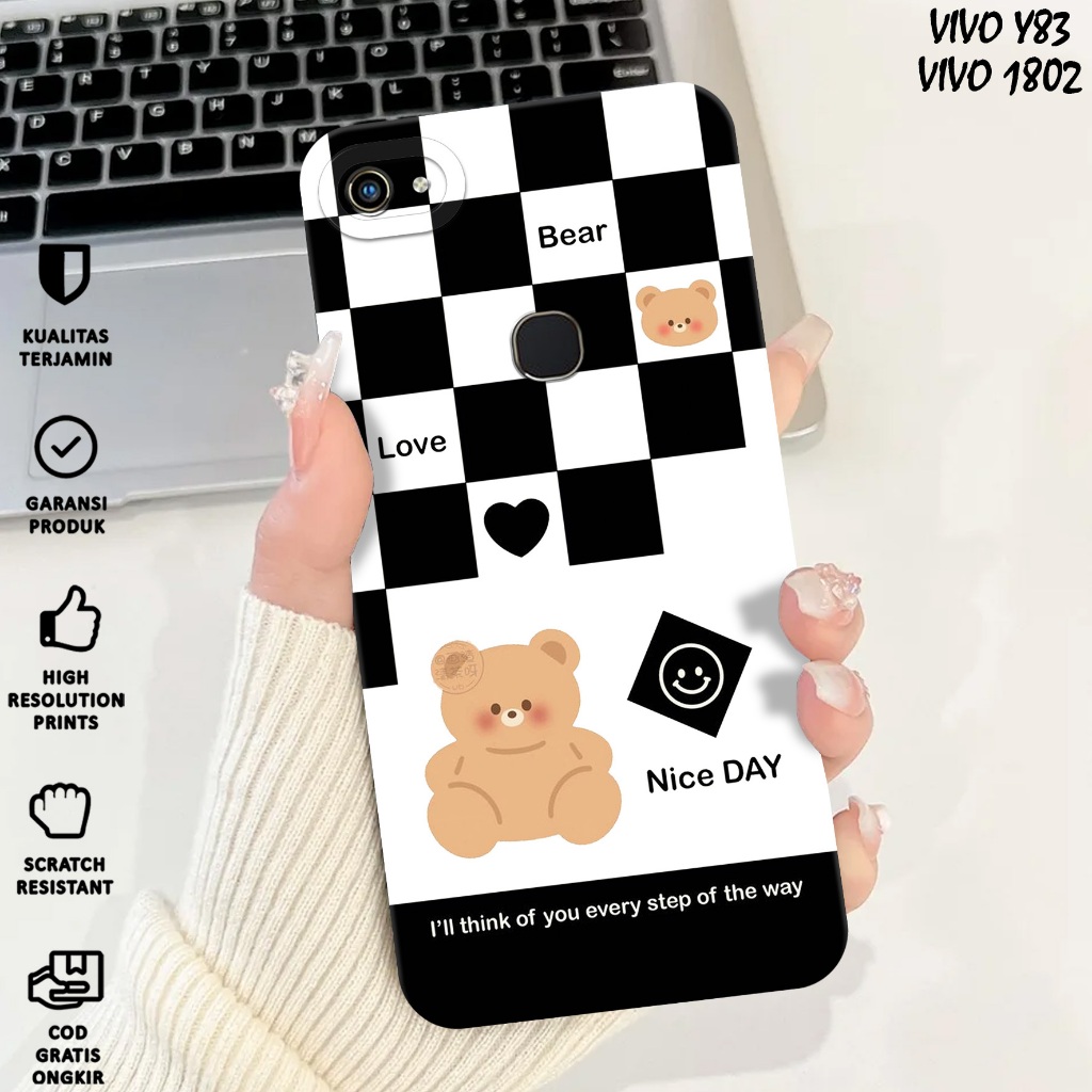 CASE VIVO 1802 - Casing Vivo 1802 Motif BEARS - Case Hp 1802 - Casing Hp 1802 - Softcase Vivo 1802 -