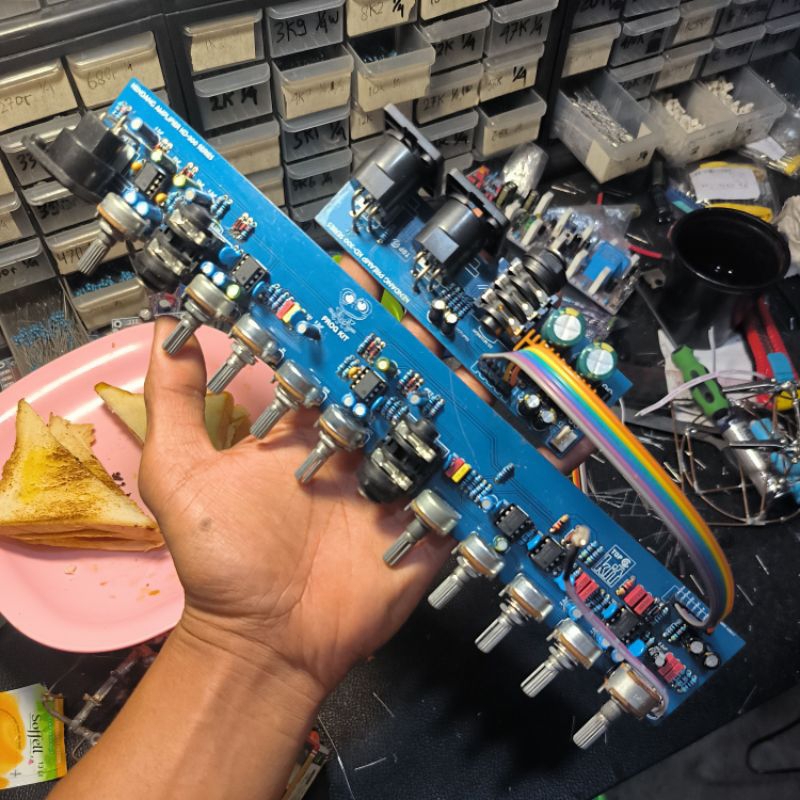 KIT TONE CONTROL PREAMP PRE AMP KENDANG KB300 / KD300 CLONE PEAVEY KUALITAS ORIGINAL