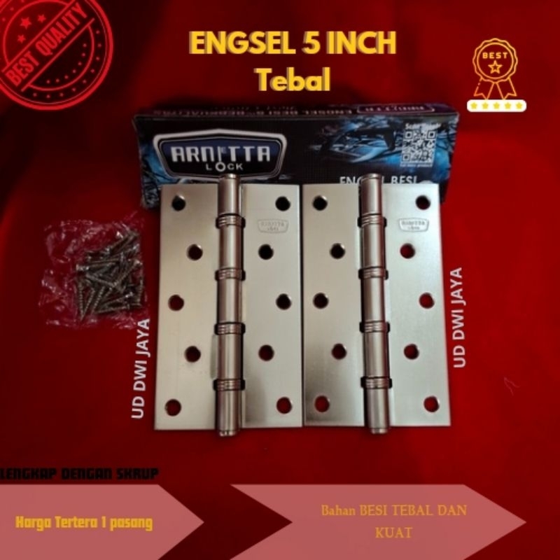 Engsel 5 Inch Tebal - ARNETTA LOCK / AXL