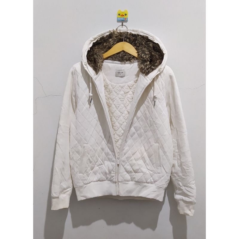 Hoodie Zipper Serpa Polham Size M 100%ORI bahan kualitas terbaik tebel