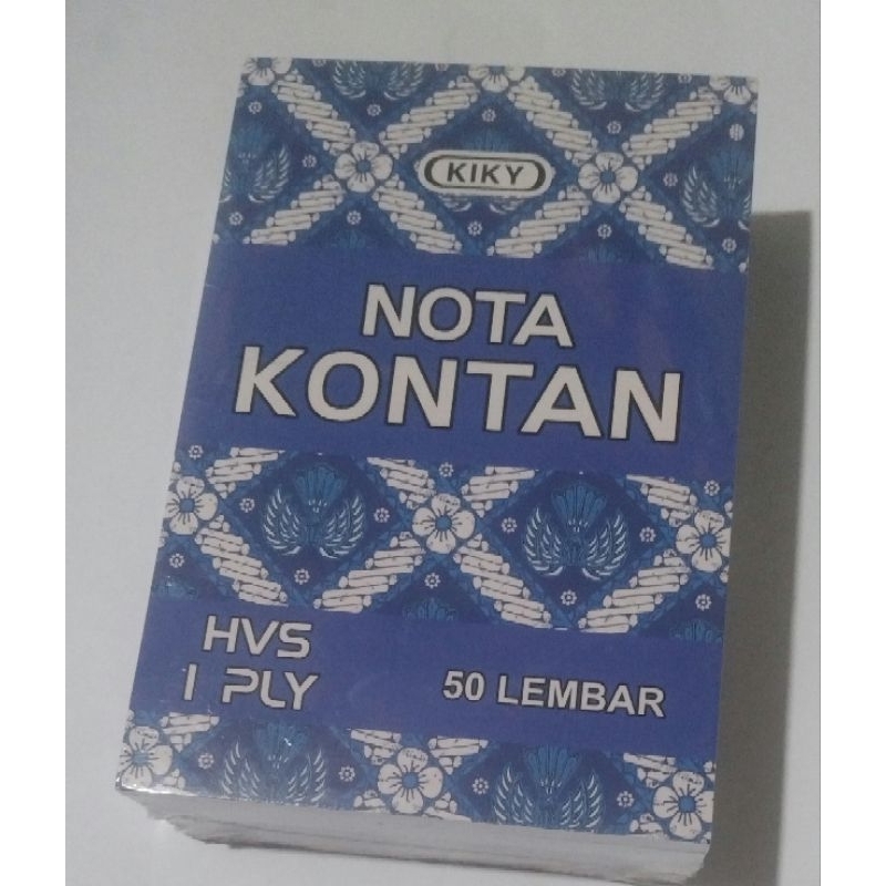 

Nota Kontan 1 PLY merk KIKY 1 Pcs