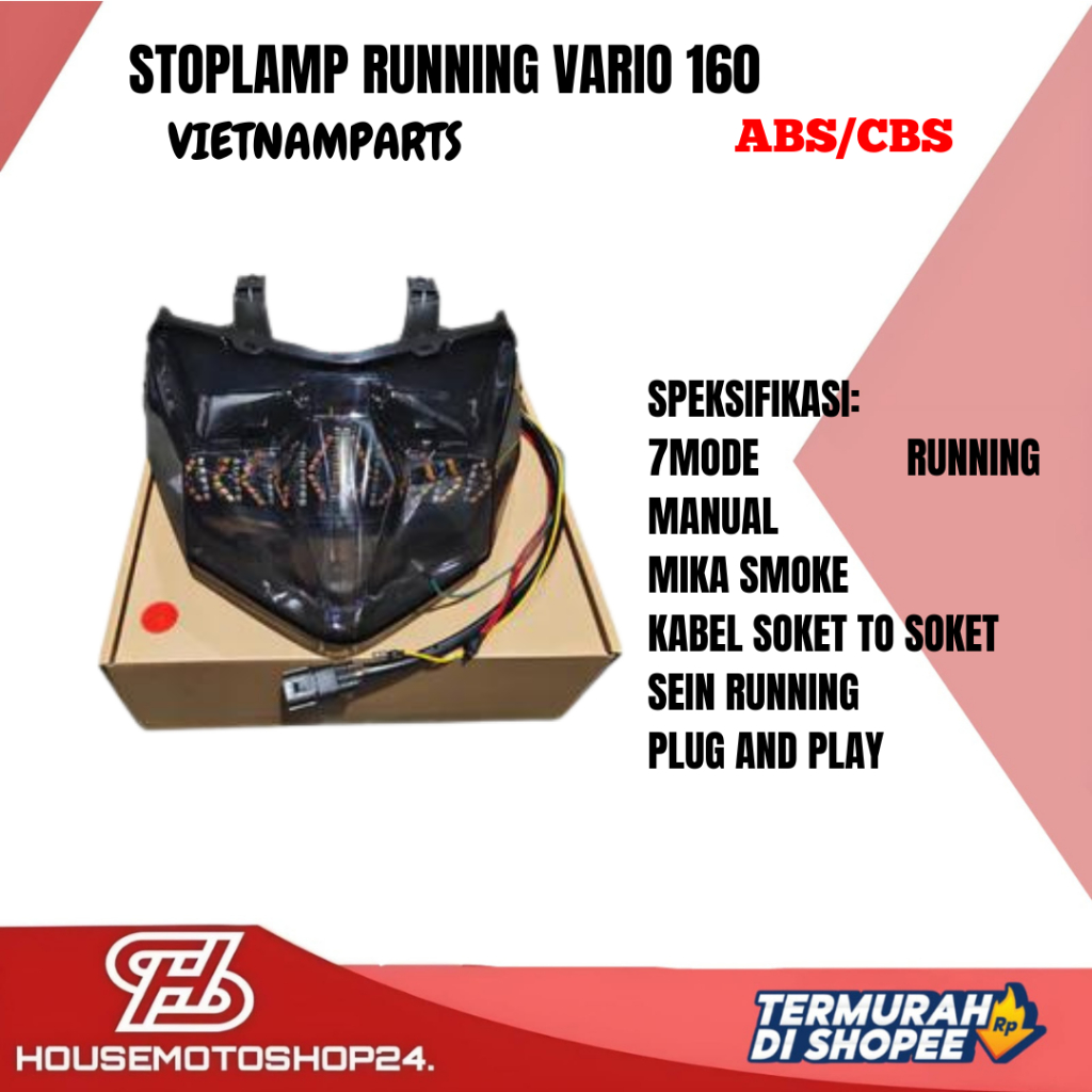 STOPLAMP RUNNING VARIO LAMPU BELAKANG VARIO 2023 STOPLAMP VARIO NEW STOPLAMP RUNING VARIO NEW