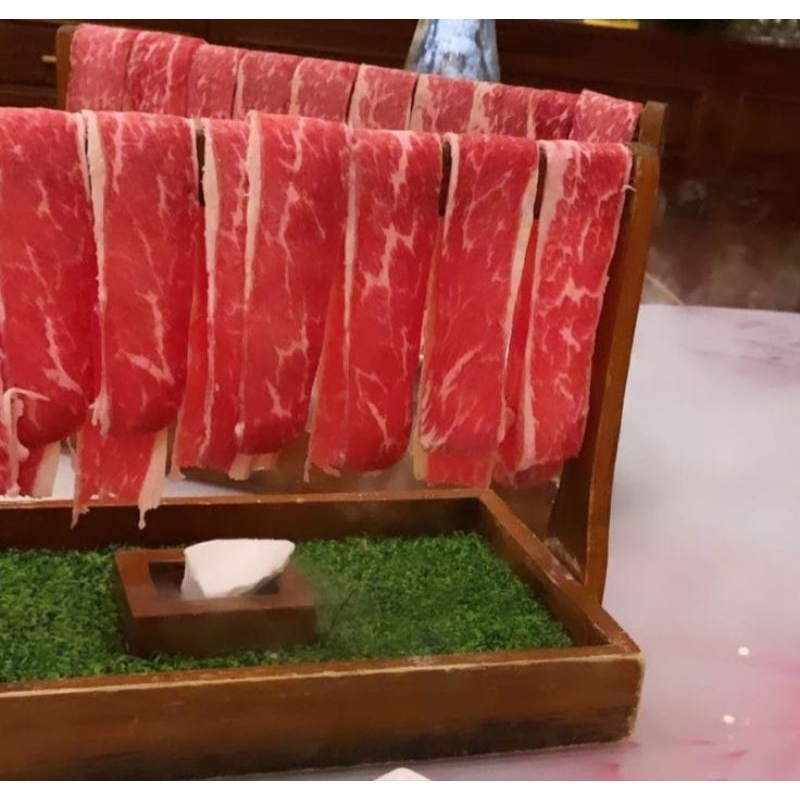 

Slice Beef Brisket PE AUS I Daging Sukiyaki/ Shabu Rendah Lemak