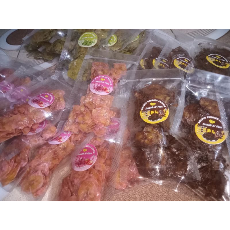 

KERIPIK PISANG COKLAT LUMER kemasan 100gr