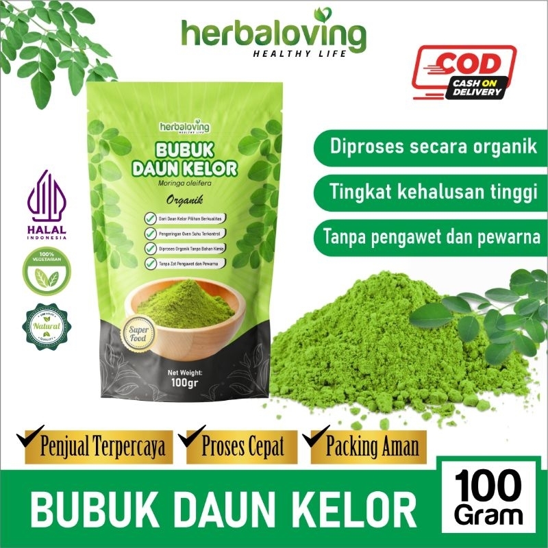 

Bubuk Daun Kelor Murni Makanan Sehat Kaya Nutrisi