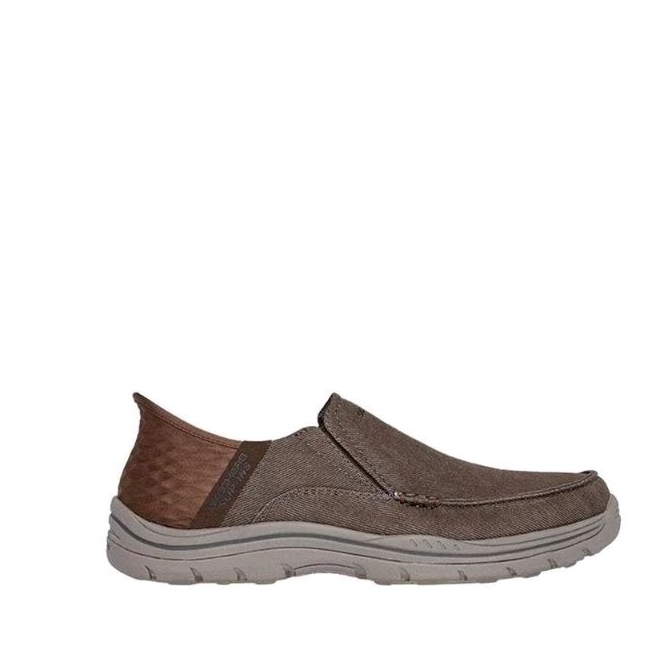 Skechers Knowlson Men's Slip On Shoes - Brown