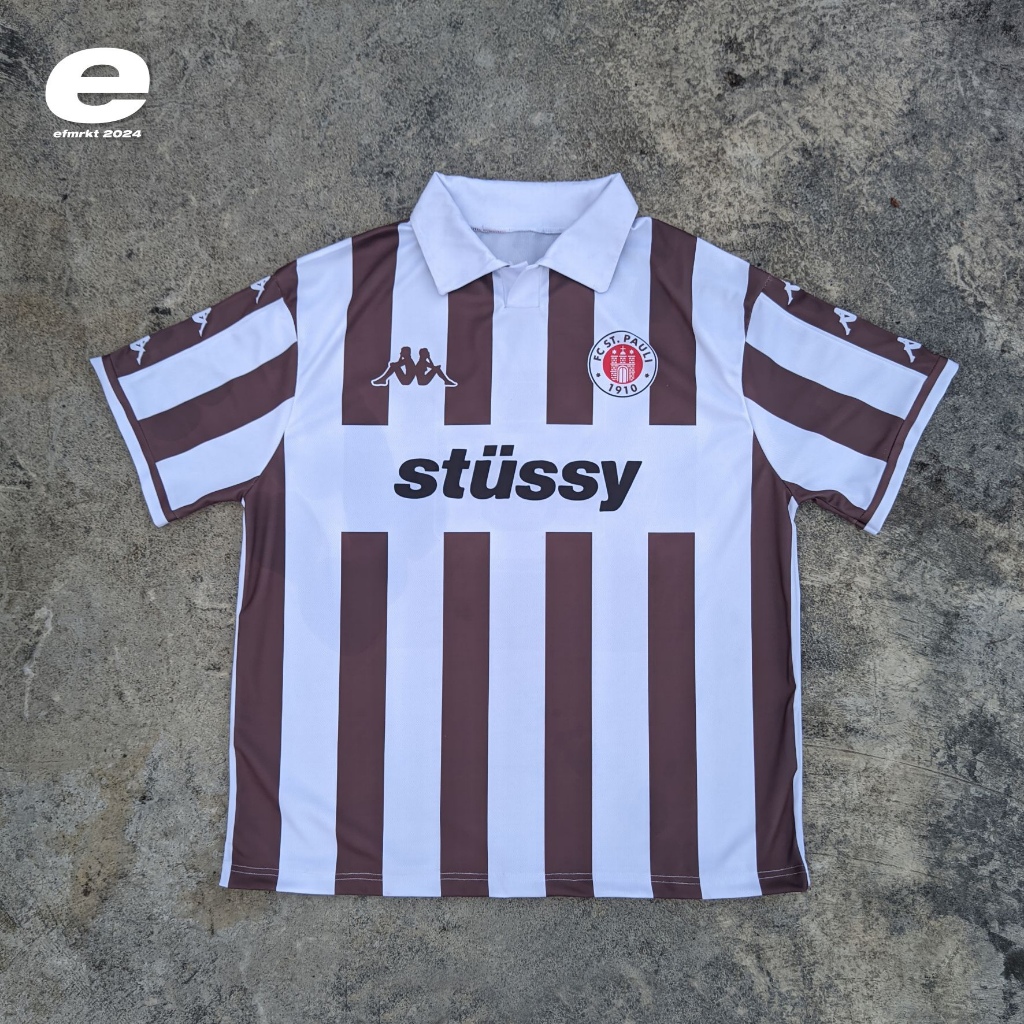 custom fullprint jersey st pauli sponsor stssy