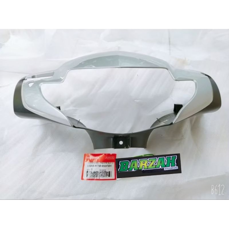 batok totok lampu depan honda supra x125 cakram warna silver original baru AHM