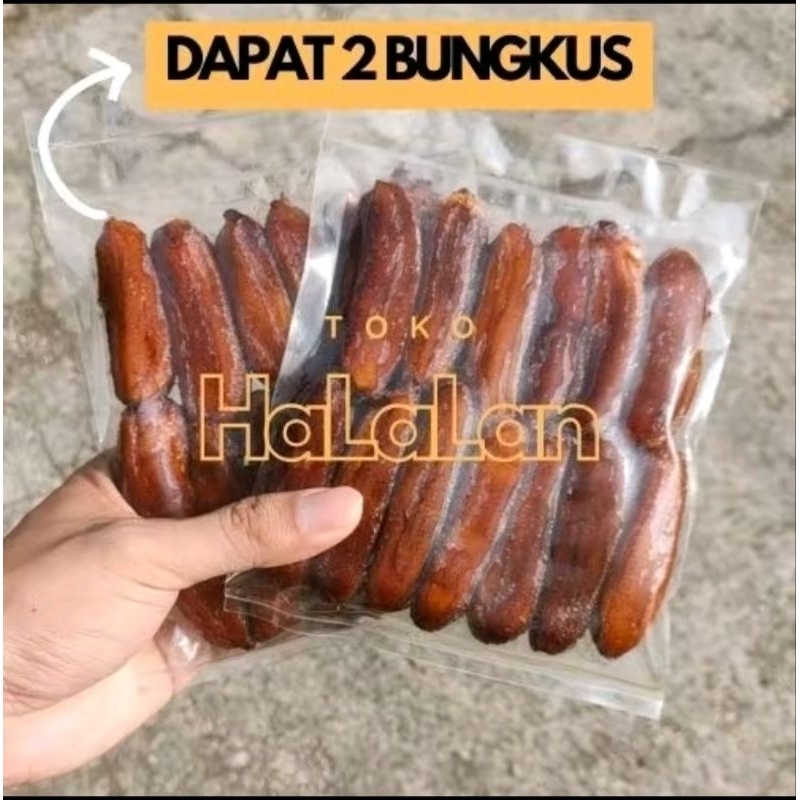 

Sale Pisang Basah Asap Manis Madu Khas Cilacap 500 gram [2 x 250 gram] rasa manis legit Cemilan Snack asli cilacap Halal