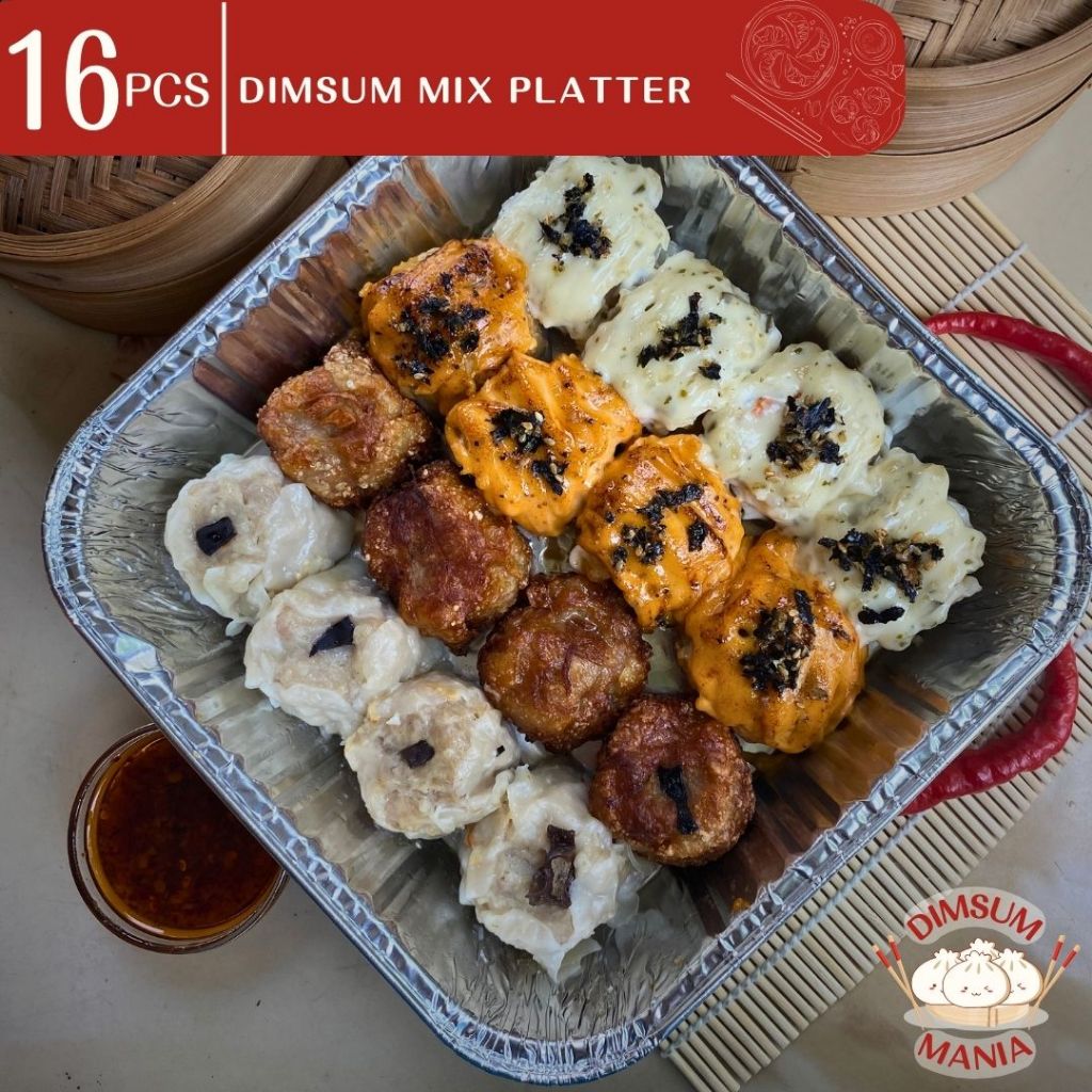 

[READY KIRIM INSTANT] Dimsum Mix Platter - 16pcs