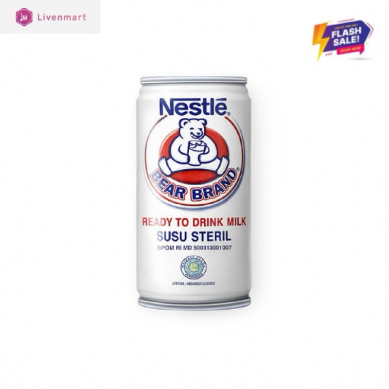 

BEAR BRAND Susu Beruang Steril 189ml