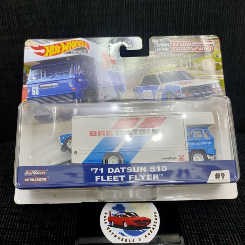 HOT WHEELS TEAM TRANSPORT DATSUN 510 FLEET FLYER BRE DATSUN