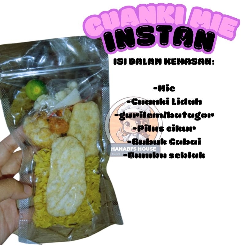 

CUANKI MIE INSTAN/ baso aci instan cuanki seblak boci tulang rangu bawang cirawang isi ayam mercon pedas cireng mercon cimol keju cilok sambal kacang paket hemat paket usaha murah enak