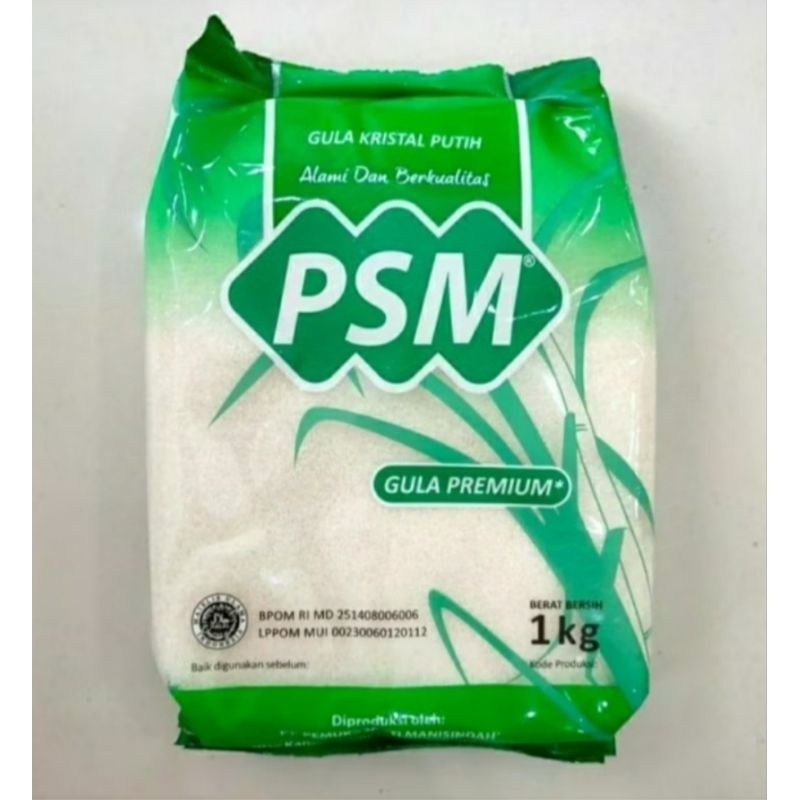 

Gula pasir premium PSM kemasan 1kg