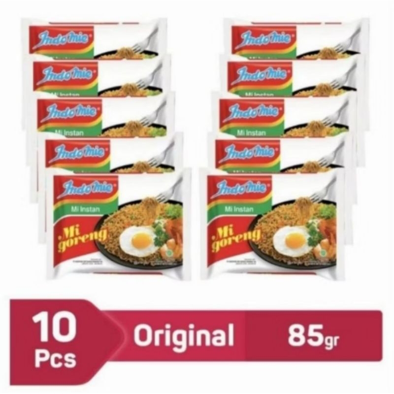 

mie indomie goreng isi 10
