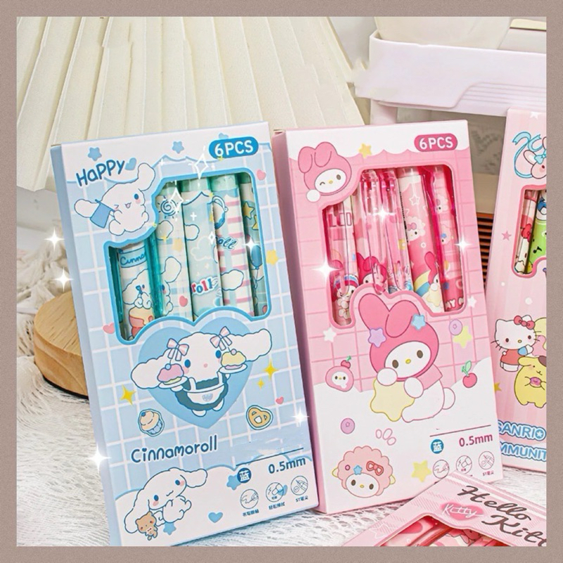 

Pulpen Set Lucu Bisa Di Hapus Pen Erasable Kartun Gel Pena Kuromi / Pena 1 Set AT19