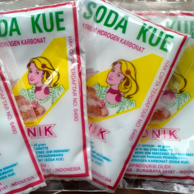 

MURAH 5 PICIS SODA KUE NONIK SACHET 40 GRAM