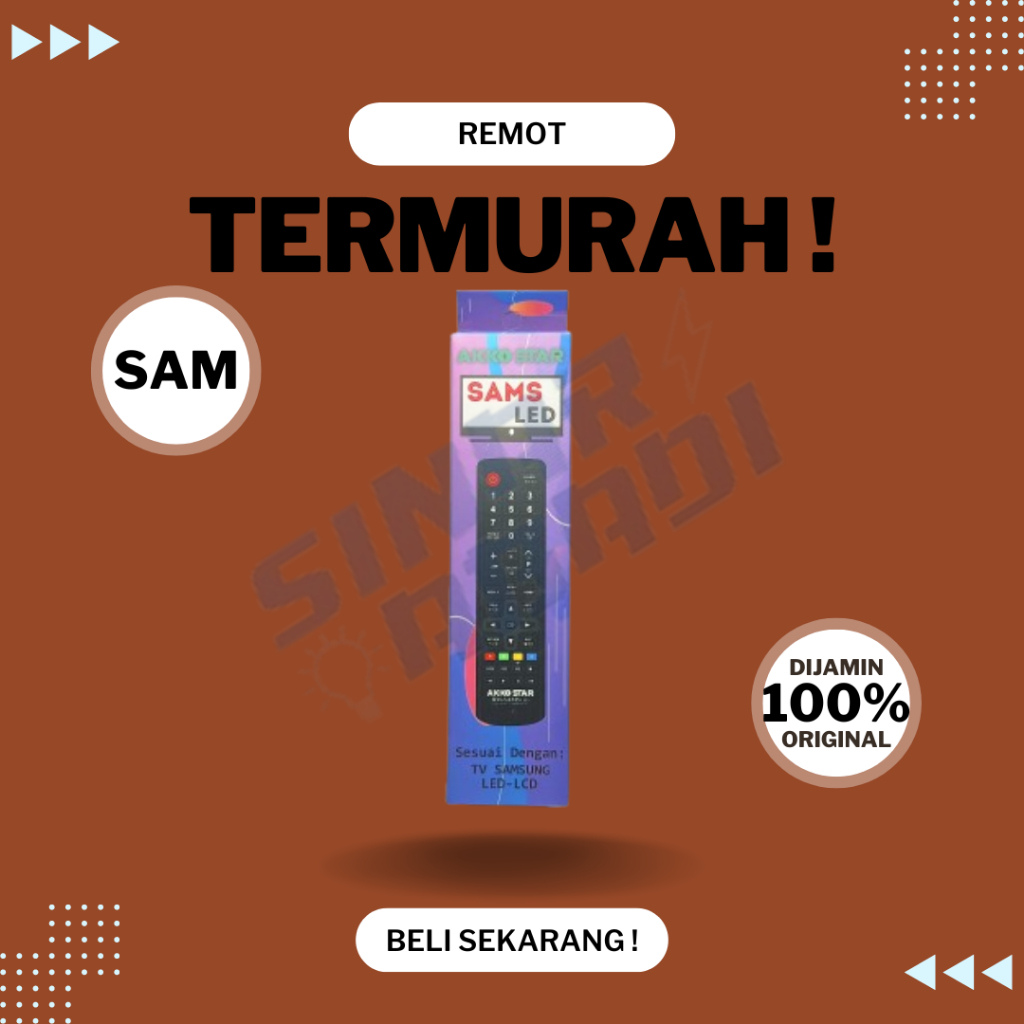 Remot TV Samsung LED / LCD Akko Star