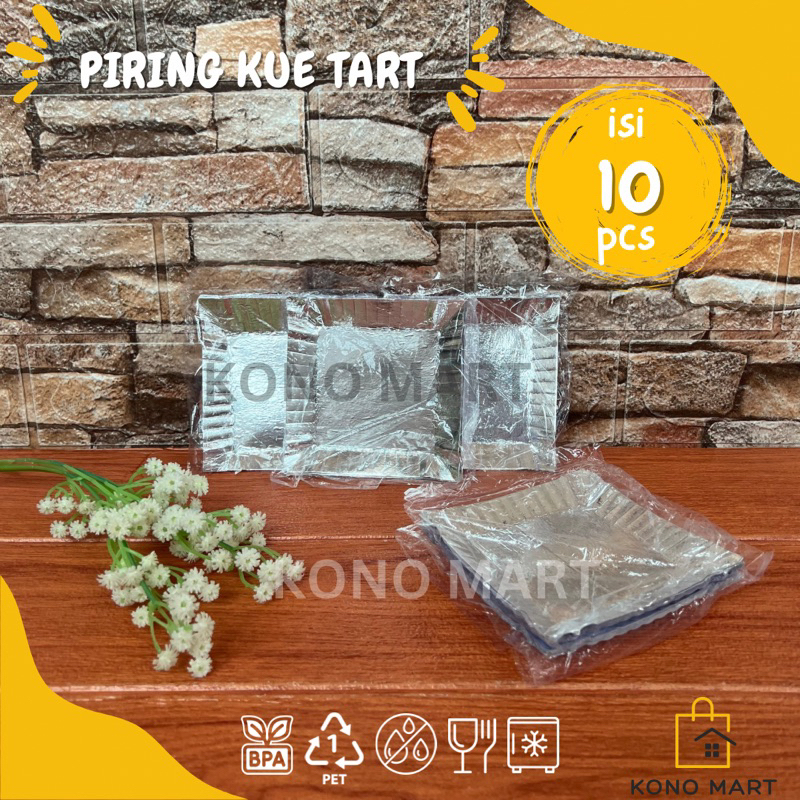 Piring Kue Tart Persegi / Piring Kue Ulang Tahun / Piring Kertas Kue Sekali Pakai / Piring Kertas Ku