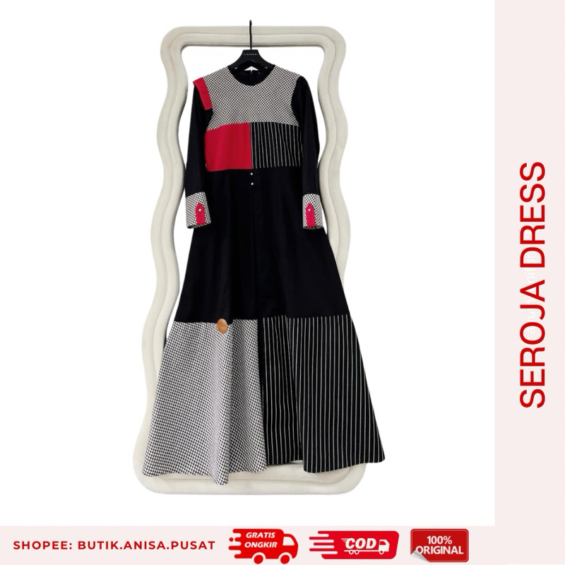 ZISHEERI GAMIS SEROJA REPRO Gamis Syar'i