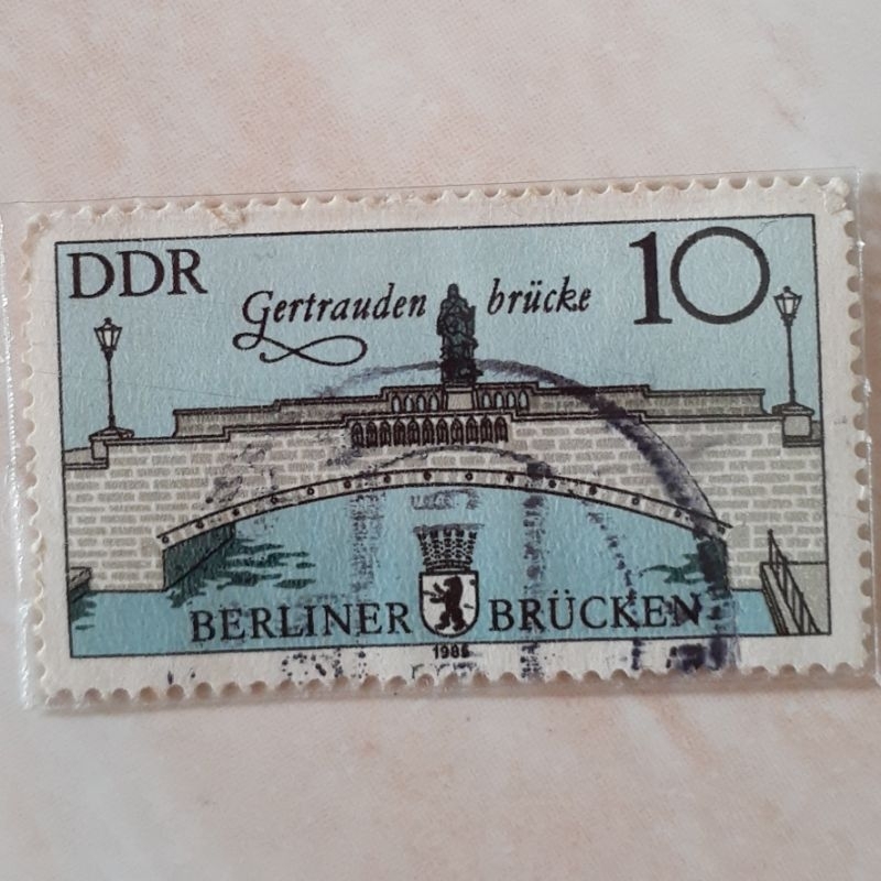 

Perangko Jerman Historic bridges in Berlin (Gertrauden Bridge) Tahun 1985