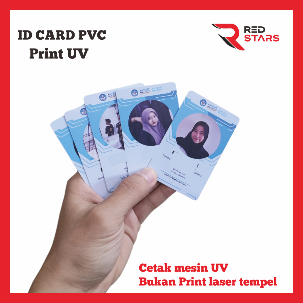 

Cetak ID Card PVC Print UV Kartu Anggota Pelajar Cetak Member Card