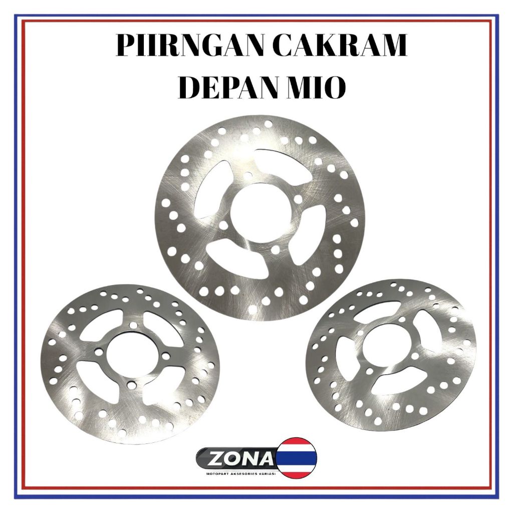 Piringan cakram depan mio disc mio sporty mio smile mio soul stl disc cakram model sunstar