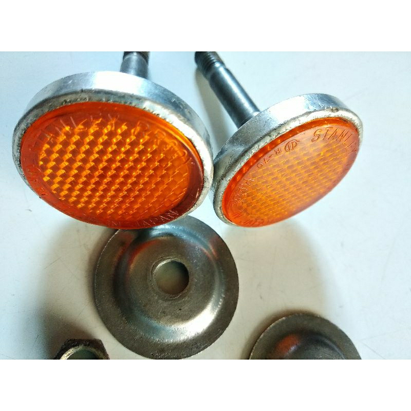 Baut skok fork depan set mata kucing yamaha v75 original second