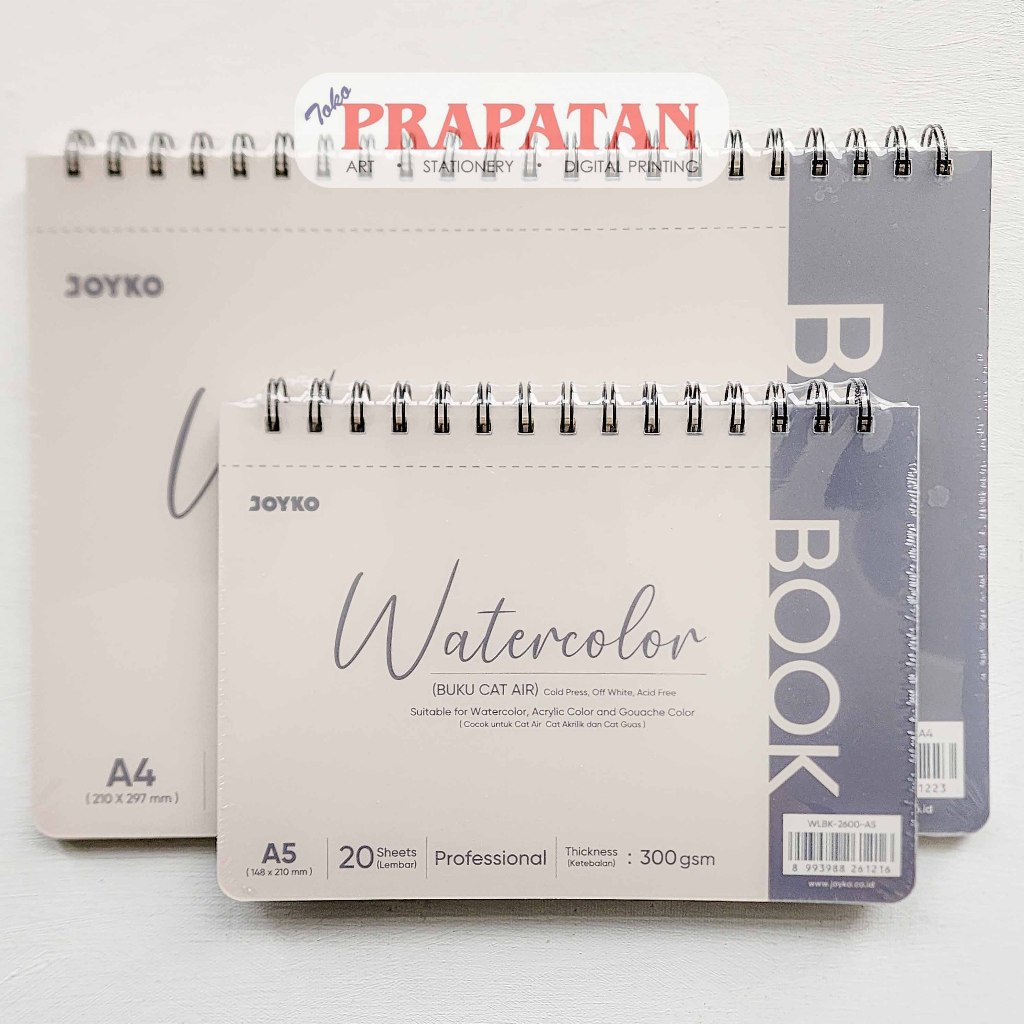 

HJK Joyko Spiral Watercolor Book WLBK-2600 Buku Cat Air