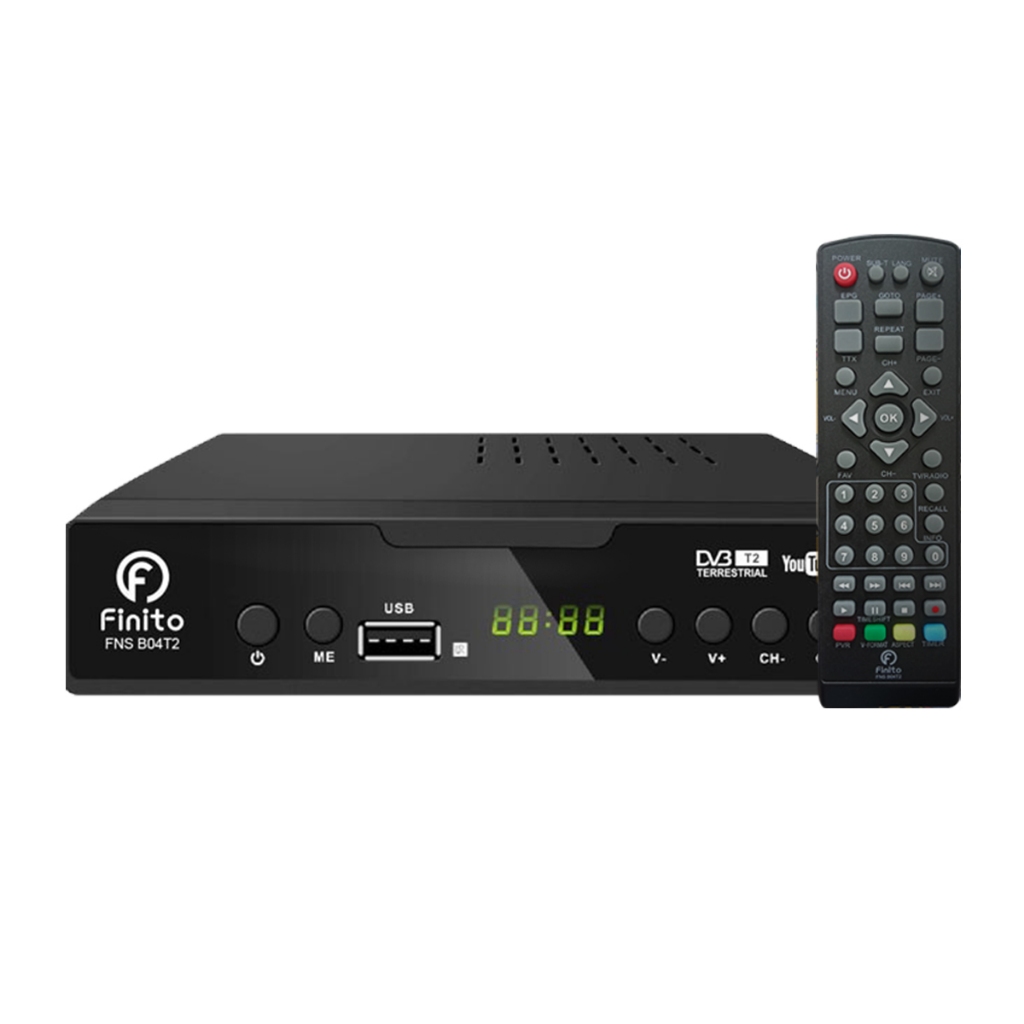 STB Set Top Box Finito TV Digital Full HD STB TV Tabung Dan LED DVB-T2 SNI KOMINFO
