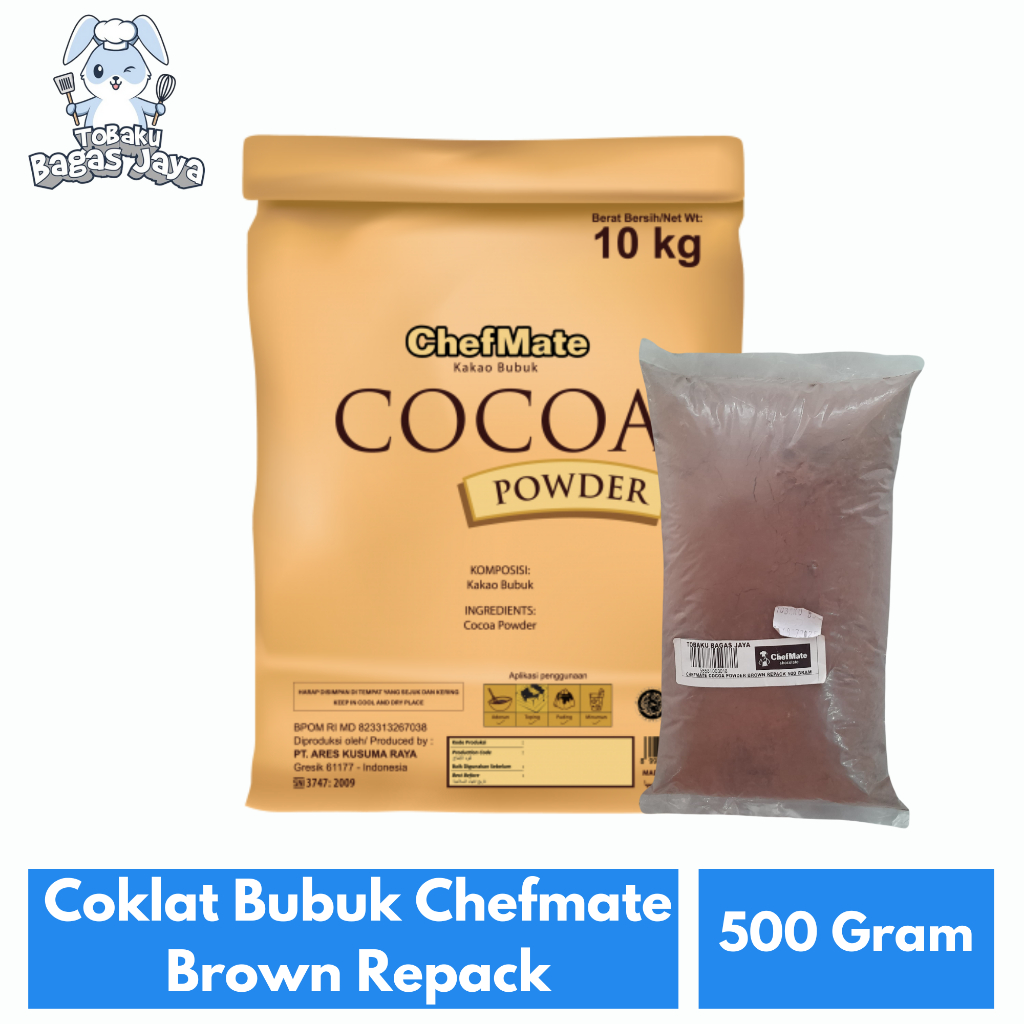 

Coklat Bubuk Chefmate Brown Repack 500 Gram