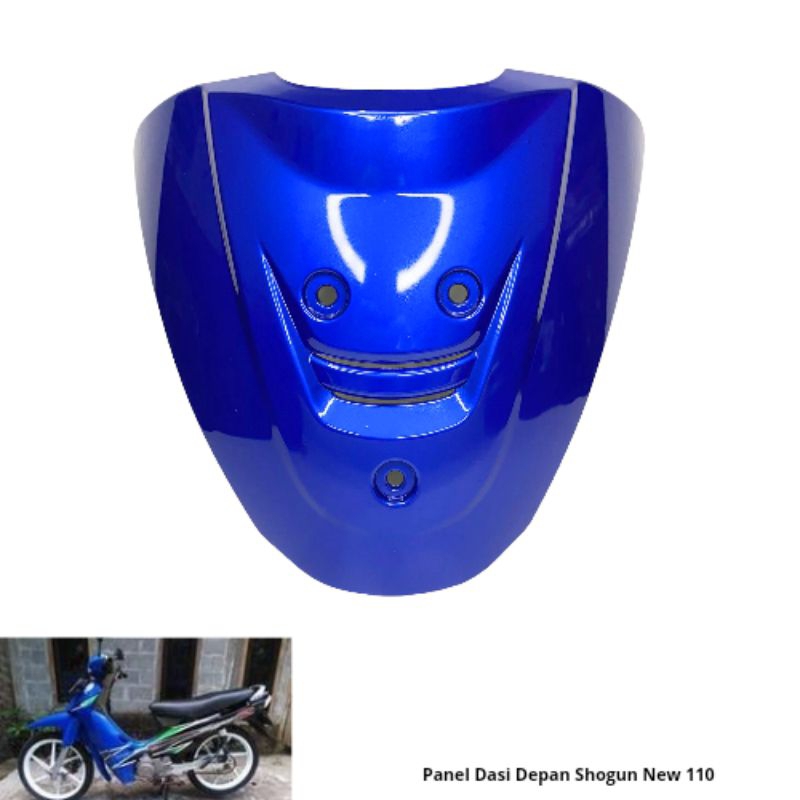 PANEL DASI DEPAN SUZUKI SHOGUN NEW 110 BIRU | TAMENG DEPAN SUZUKI SHOGUN NEW 110 BIRU