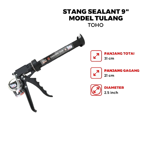 TOHO Stang Silent Tulang Tembakan Lem Kaca Silicon Sealant Tulang
