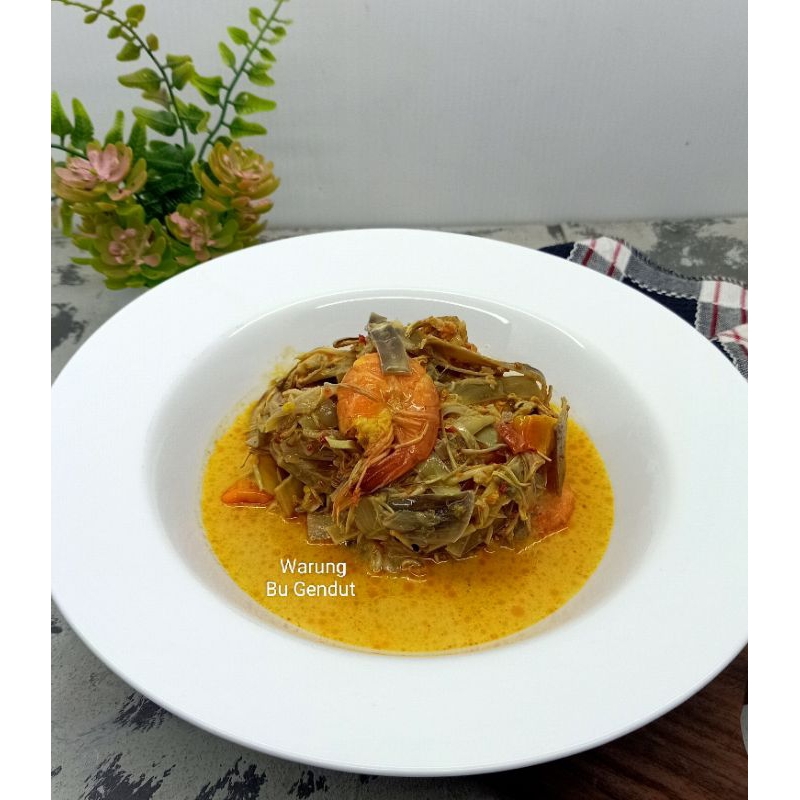 

Gulai jantung pisang udang