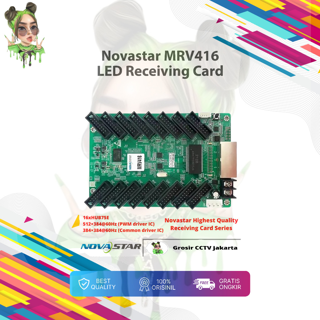 Novastar MRV416 LED Receiving Card RC Videotron HUB75 MRV366 MRV316