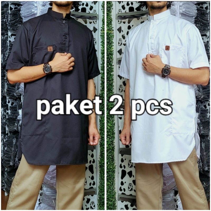 baju koko lengan pendek koko model pakistan lengan pendek